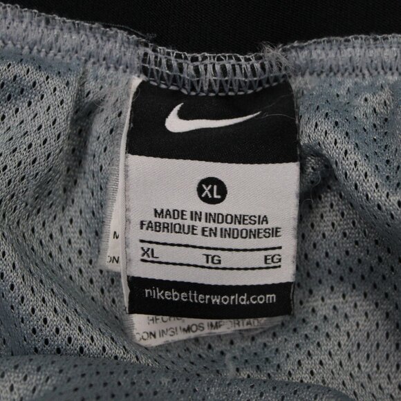 Nike Swim Trunks Mens XL Black/Green Lined Polyester Drawstring w/ 11" inseam - Picture 9 of 12